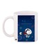 Cartoon Printed Coffee Mug White/Blue/Red
