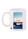 English Phrases Printed Coffee Mug White/Blue/Black