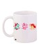 Cartoon Printed Coffee Mug White/Green/Pink 11ounce