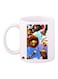 Madagascar Printed Coffee Mug White/Brown/Blue