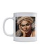Woman Printed Mug White/Beige/Black