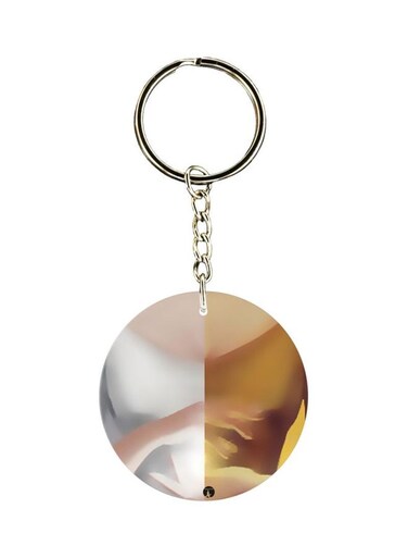 Cartoon Themed Dual Sided Keychain