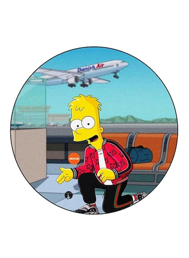 The Simpsons Printed Fridge Magnet Multicolour