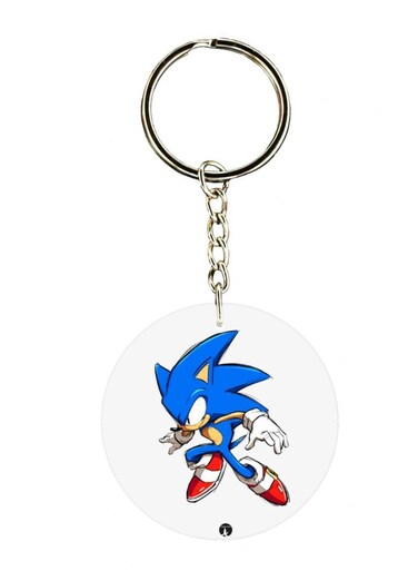 Sonic Printed Keychain