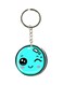 Cartoon Printed Single Sided Pocket Keychain