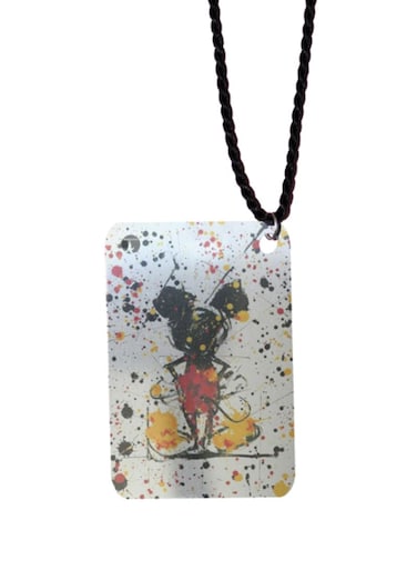 Disney Cartoon Printed Car Mirror Pendant