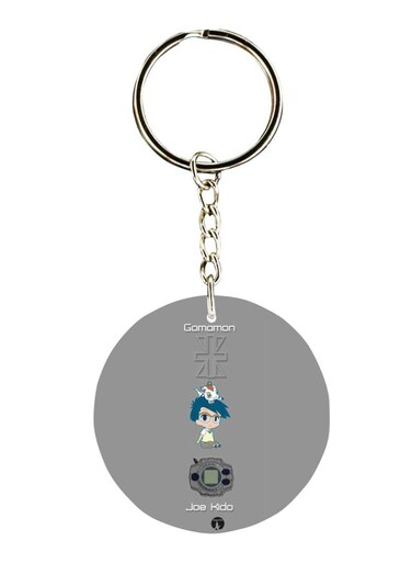 Anime Digimon Printed Keychain