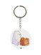 Cartoon Printed Single Sided Keychain