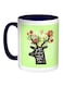 Love What You Do Printed Coffee Mug Light Green/White/Blue 11ounce