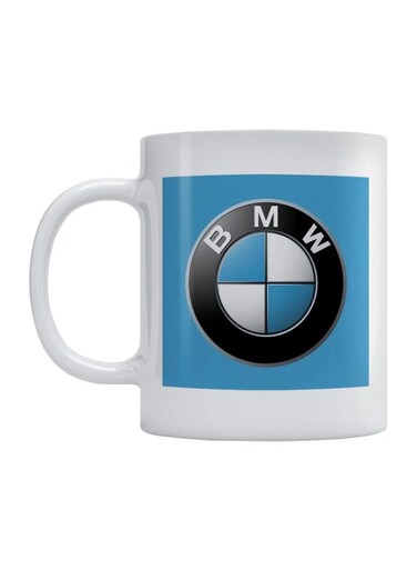 BMW Printed Mug White/Blue/Black 350ml