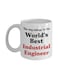 World's Best Industrial Engineer Printed Coffee Mug White/Black/Red
