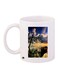 Lake Printed Coffee Mug White/Blue/Red 11ounce