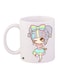 Anime Printed Coffee Mug White/Pink/Purple 11ounce