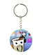 Coffee Double Side Printed Keychain