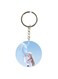Cartoon Themed Single Sided Keychain