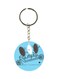 Cycling Cream Biscuit Printed Keychain