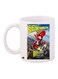 Cartoon Printed Coffee Mug White/Red/Yellow 11ounce