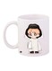 Cartoon Boy Printed Coffee Mug White/Black/Beige