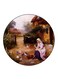 Vintage Art Printed Fridge Magnet Multicolour