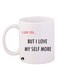 Printed Coffee Mug White/Red/Black 12ounce