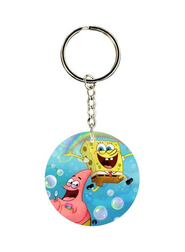 Spongebob Printed Keychain