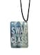 English Phrases Printed Car Mirror Pendant