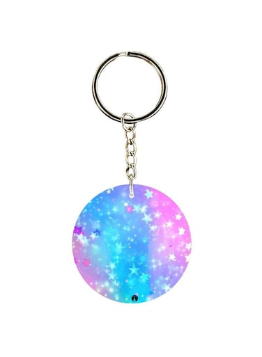 Star Printed Keychain