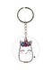Double Sided Unicorn Printed Keychain