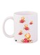 Cartoon Printed Coffee Mug White/Pink/Beige 11ounce