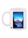 Nature Printed Mug White/Black/Blue Standard Size