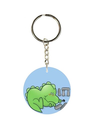 Dinosaur Printed Keychain