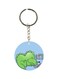 Dinosaur Printed Keychain