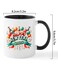 2025 New Year Ceramic Coffee Mug - Reusable, Insulated, Hand Wash Only - Perfect for Coffee Lovers, Unisex Black and White - Kitchen and Dining Tableware - Multipurpose Cup for Tea and Coffee