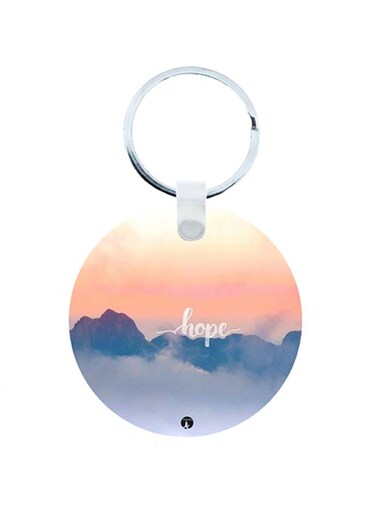 English Phrases Wooden Keychain