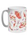Fish Printed Coffee Mug White/Orange/Purple 325ml