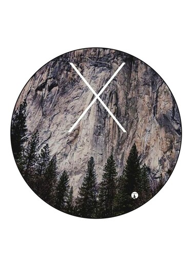 Letter X Printed Fridge Magnet Multicolour