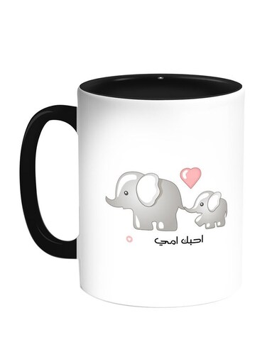 I Love My Mother Printed Coffee Mug Multicolour 11ounce
