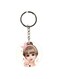 Girl Printed Dual Sided Keychain