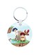 Digimon Anime Wooden Keychain