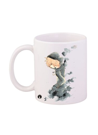 Kingdom Hearts Printed Mug White/Beige/Grey 12ounce