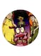 Cartoon Printed Fridge Magnet Yellow/Pink/Green 5.5cm
