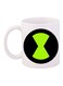 Ben 10 Logo Printed Coffee Mug White/Black/Green 11ounce