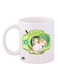 Digimon Printed Mug White/Green/Pink