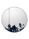 Superheroes Printed Fridge Magnet Grey/Black