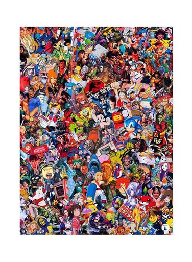 Random Things Metal Plate Poster Multicolour 15x20centimeter