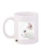 Cat Printed Coffee Mug White/Pink/Grey