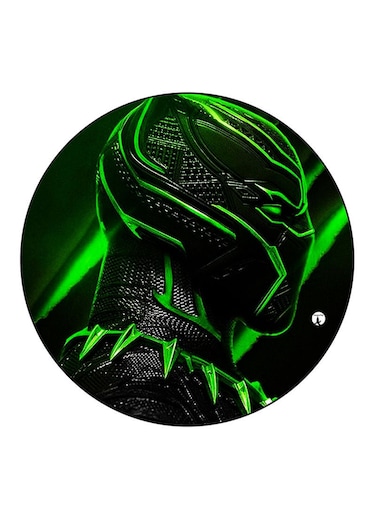 Black Panther Printed Fridge Magnet Multicolour
