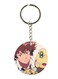 Double Side Anime Digimon Printed Keychain