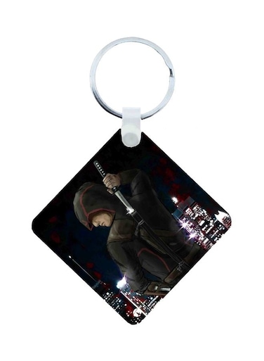 Assassin's Creed Printed Keychain Black/Red/Brown