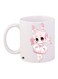 Cartoon Printed Coffee Mug White/Pink/Black